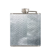 SlipperyJoe's Bubble Wrap popping lustiges Sprichw Flachmann (Rückseite)