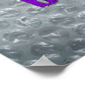 SlipperyJoe's Bubble Wrap popping lustiges Sprichw Poster (Ecke)