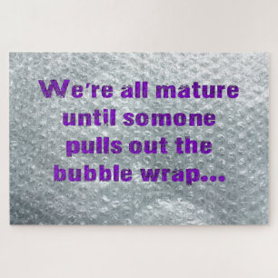 SlipperyJoe's Bubble Wrap popping lustiges Sprichw Puzzle