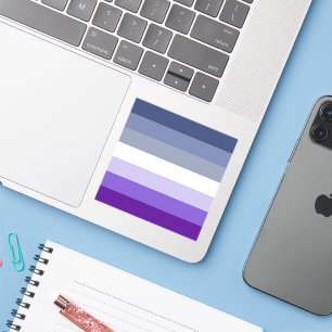 SlipperyJoe's Butch Lesbian Pride Flag repräsentie Aufkleber