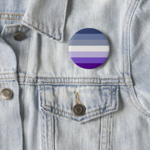SlipperyJoe's Butch Lesbian Pride Flag repräsentie Button