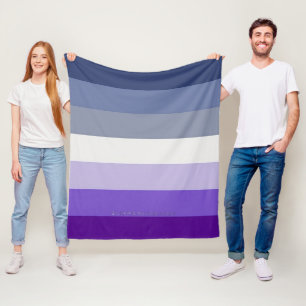 SlipperyJoe's Butch Lesbian Pride Flag repräsentie Fleecedecke