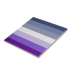 SlipperyJoe's Butch Lesbian Pride Flag repräsentie Fliese