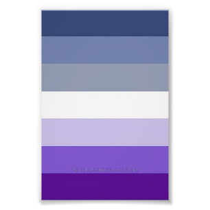 SlipperyJoe's Butch Lesbian Pride Flag repräsentie Fotodruck