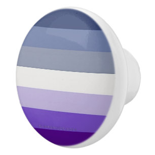SlipperyJoe's Butch Lesbian Pride Flag repräsentie Keramikknauf