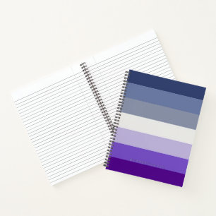 SlipperyJoe's Butch Lesbian Pride Flag repräsentie Notizblock