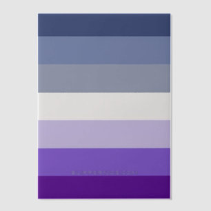 SlipperyJoe's Butch Lesbian Pride Flag repräsentie Pergament Einladungen