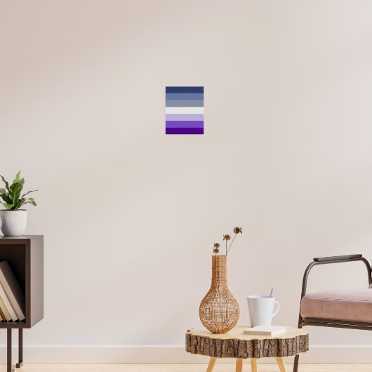 SlipperyJoe's Butch Lesbian Pride Flag repräsentie Poster (Wohnzimmer 3)