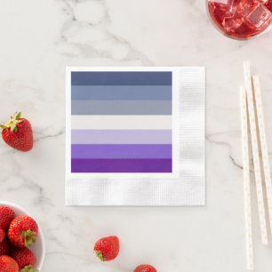 SlipperyJoe's Butch Lesbian Pride Flag repräsentie Serviette