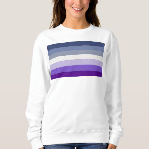 SlipperyJoe's Butch Lesbian Pride Flag repräsentie Sweatshirt