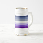 SlipperyJoe's Butch Lesbian Pride Flag Schwulenges Bierglas (VorderseiteRechts)