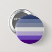 SlipperyJoe's Butch Lesbian Pride Flag Schwulenges Button (Vorne & Hinten)