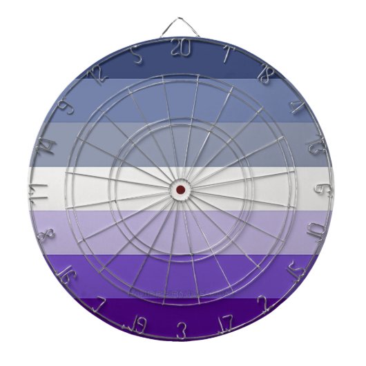 SlipperyJoe's Butch Lesbian Pride Flag Schwulenges Dartscheibe (vorne)