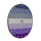 SlipperyJoe's Butch Lesbian Pride Flag Schwulenges Dartscheibe (Vorderseite Links)