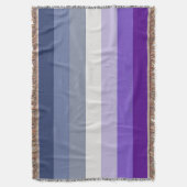 SlipperyJoe's Butch Lesbian Pride Flag Schwulenges Decke (Vorderseite Vertikal)