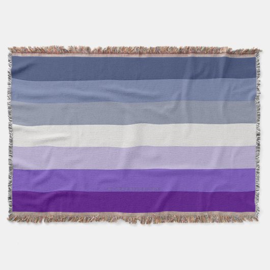 SlipperyJoe's Butch Lesbian Pride Flag Schwulenges Decke (Vorderseite)