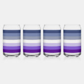 SlipperyJoe's Butch Lesbian Pride Flag Schwulenges Dosenglas (Links)