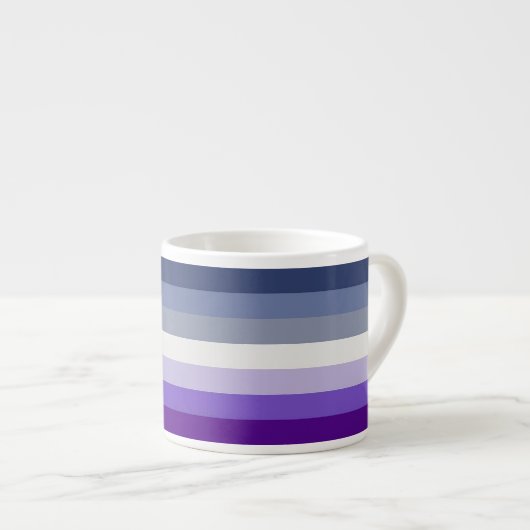 SlipperyJoe's Butch Lesbian Pride Flag Schwulenges Espressotasse (Vorderseite Rechts)