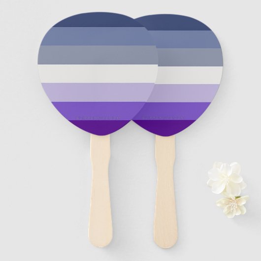 SlipperyJoe's Butch Lesbian Pride Flag Schwulenges Fächer (Vorne und Hinten)