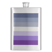 SlipperyJoe's Butch Lesbian Pride Flag Schwulenges Flachmann (Vorderseite)