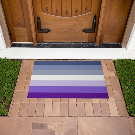 SlipperyJoe's Butch Lesbian Pride Flag Schwulenges Fußmatte (Außenbereich)