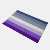 SlipperyJoe's Butch Lesbian Pride Flag Schwulenges Fußmatte (Schrägansicht)