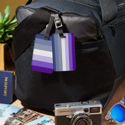 SlipperyJoe's Butch Lesbian Pride Flag Schwulenges Gepäckanhänger (Vorderseite & Rückseite)