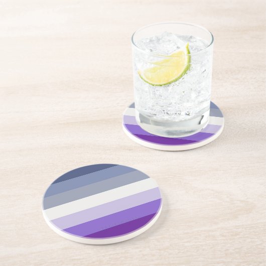 SlipperyJoe's Butch Lesbian Pride Flag Schwulenges Getränkeuntersetzer (Seite)