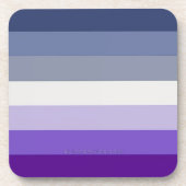SlipperyJoe's Butch Lesbian Pride Flag Schwulenges Getränkeuntersetzer (Vorderseite)