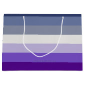 SlipperyJoe's Butch Lesbian Pride Flag Schwulenges Große Geschenktüte (Vorderseite)