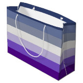 SlipperyJoe's Butch Lesbian Pride Flag Schwulenges Große Geschenktüte (Rückseite Schrägansicht)