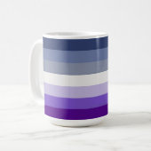 SlipperyJoe's Butch Lesbian Pride Flag Schwulenges Kaffeetasse (Vorderseite Links)