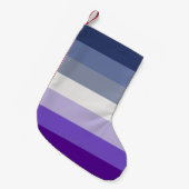 SlipperyJoe's Butch Lesbian Pride Flag Schwulenges Kleiner Weihnachtsstrumpf (Vorderansicht (hängend))