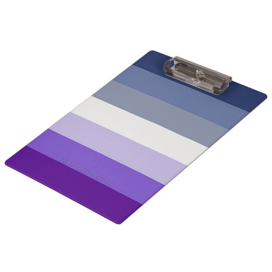 SlipperyJoe's Butch Lesbian Pride Flag Schwulenges Klemmbrett (Schrägansicht)