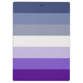 SlipperyJoe's Butch Lesbian Pride Flag Schwulenges Klemmbrett (Rückseite)