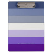 SlipperyJoe's Butch Lesbian Pride Flag Schwulenges Klemmbrett (Vorderseite)