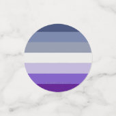 SlipperyJoe's Butch Lesbian Pride Flag Schwulenges Konfetti (Klein Vorderseite)