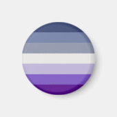 SlipperyJoe's Butch Lesbian Pride Flag Schwulenges Magnet (Vorne)