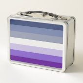 SlipperyJoe's Butch Lesbian Pride Flag Schwulenges Metall Brotdose (Rückseite)