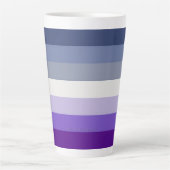 SlipperyJoe's Butch Lesbian Pride Flag Schwulenges Milchtasse (Vorderseite)