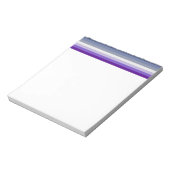 SlipperyJoe's Butch Lesbian Pride Flag Schwulenges Notizblock (Rotiert)