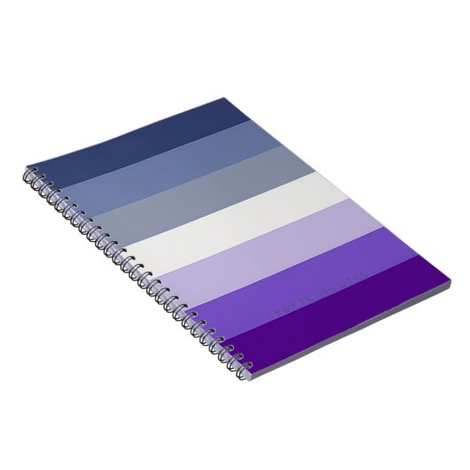 SlipperyJoe's Butch Lesbian Pride Flag Schwulenges Notizblock (Rechte Seite)