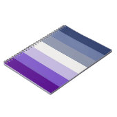 SlipperyJoe's Butch Lesbian Pride Flag Schwulenges Notizblock (Linke Seite)