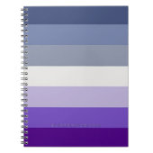 SlipperyJoe's Butch Lesbian Pride Flag Schwulenges Notizblock (Vorderseite)