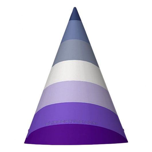 SlipperyJoe's Butch Lesbian Pride Flag Schwulenges Partyhütchen (Vorderseite)