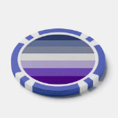 SlipperyJoe's Butch Lesbian Pride Flag Schwulenges Pokerchips (Einzeln)