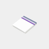 SlipperyJoe's Butch Lesbian Pride Flag Schwulenges Post-it Klebezettel (angewinkelt)