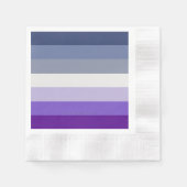 SlipperyJoe's Butch Lesbian Pride Flag Schwulenges Serviette (Vorderseite)