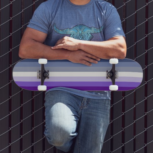 SlipperyJoe's Butch Lesbian Pride Flag Schwulenges Skateboard (Außenbereich 3)