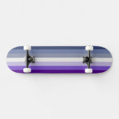 SlipperyJoe's Butch Lesbian Pride Flag Schwulenges Skateboard (Horizontal)